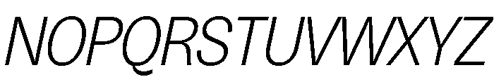 Honesta Light Italic Font UPPERCASE