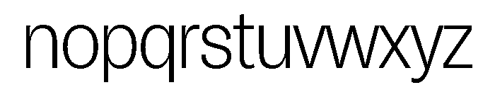 Honesta Light Font LOWERCASE