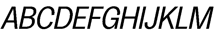 Honesta Regular Italic Font UPPERCASE