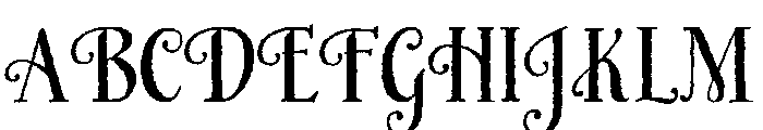 Honey Bee Regular Font UPPERCASE