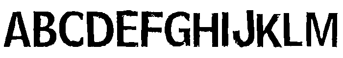 Hoosker Dont Regular Font UPPERCASE
