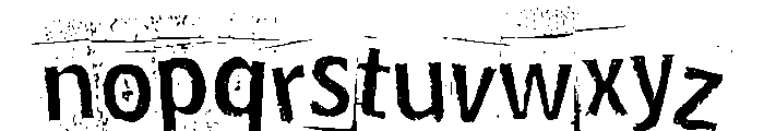 Hoosker Doo Regular Font LOWERCASE