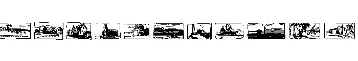 Hopper Sketches Font UPPERCASE