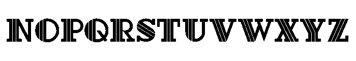 Hotel Regular Font LOWERCASE