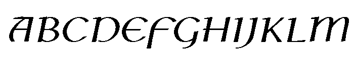 Hoy Bold Italic Font UPPERCASE