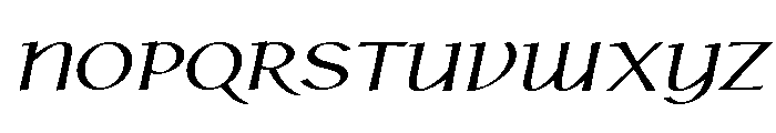 Hoy Bold Italic Font UPPERCASE