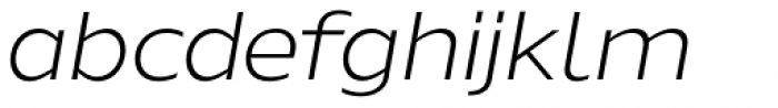 Hrot Light Italic Font LOWERCASE