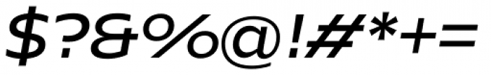 Hrot Medium Italic Font OTHER CHARS