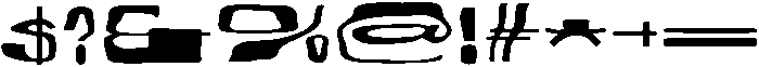 HSJ35 Regular otf (400) Font OTHER CHARS