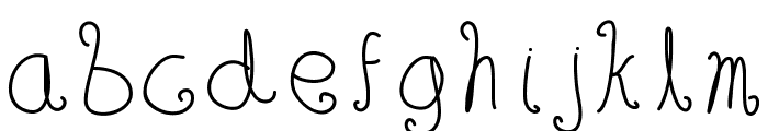 HsfHoneyWind Font LOWERCASE