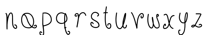 HsfHoneyWind Font LOWERCASE