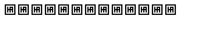 HS Alhandsi Thin Font LOWERCASE