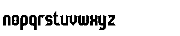 HS Hiba Bold Font LOWERCASE