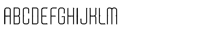 HS Hiba Light Font UPPERCASE