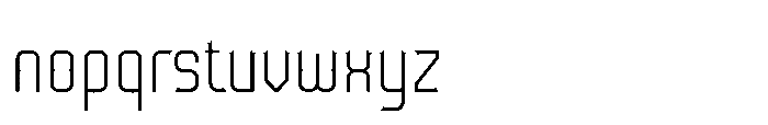 HS Hiba Light Font LOWERCASE