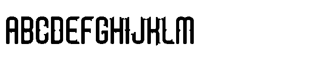 HS Hiba Medium Font UPPERCASE