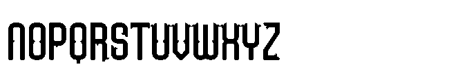 HS Hiba Medium Font UPPERCASE