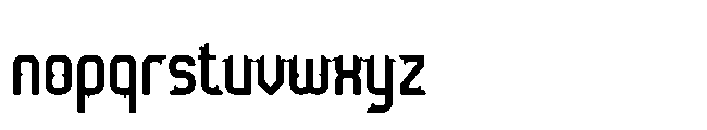 HS Hiba Medium Font LOWERCASE