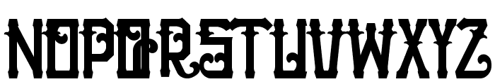 HTheNomad-Black Font UPPERCASE