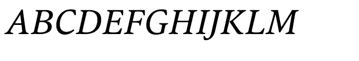 HT Argos Italic Font UPPERCASE