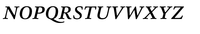HT Ashbury Medium Italic Font UPPERCASE
