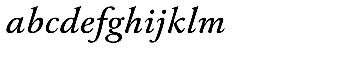 HT Ashbury Medium Italic Font LOWERCASE
