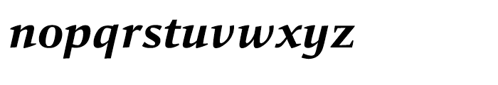 HT Carat Bold Italic Font LOWERCASE
