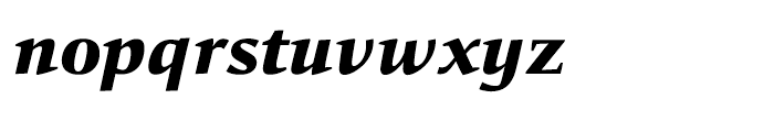 HT Carat Extra Bold Italic Font LOWERCASE