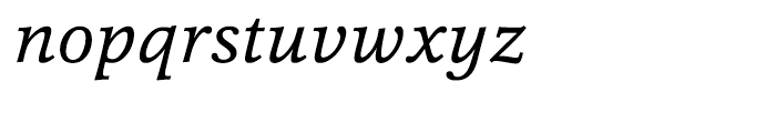 HT Cassia Italic Font LOWERCASE
