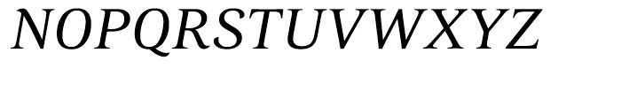 HT Corda Italic Font UPPERCASE