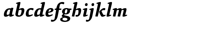 HT Sina Extra Bold Italic Font LOWERCASE