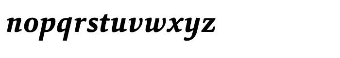 HT Sina Nova Extra Bold Italic Font LOWERCASE