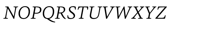 HT Sina Nova Light Italic Font UPPERCASE