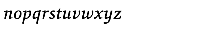 HT Sina Nova Medium Italic Font LOWERCASE