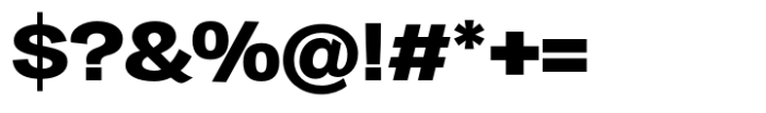 HT Arcadia Grotesk Expanded Expanded Bold Font OTHER CHARS