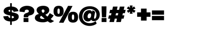 HT Arcadia Grotesk Expanded Expanded Heavy Font OTHER CHARS