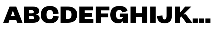 HT Arcadia Grotesk Expanded Expanded Heavy Font UPPERCASE