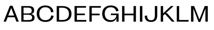 HT Arcadia Grotesk Expanded Expanded Regular Font UPPERCASE