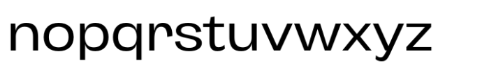 HT Arcadia Grotesk Expanded Expanded Regular Font LOWERCASE