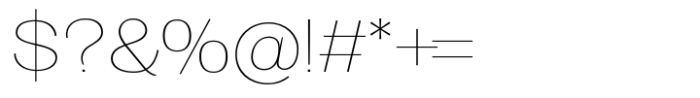 HT Arcadia Grotesk Expanded Expanded Thin Font OTHER CHARS