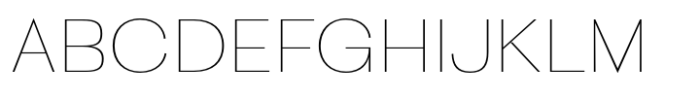 HT Arcadia Grotesk Expanded Expanded Thin Font UPPERCASE