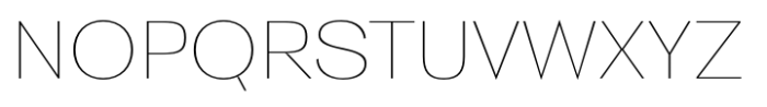 HT Arcadia Grotesk Expanded Expanded Thin Font UPPERCASE