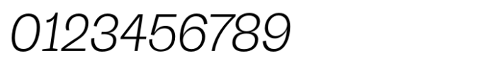 HT Arcadia Grotesk Light Italic Font OTHER CHARS