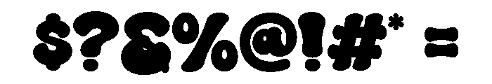 HUGLOH-Regular Font OTHER CHARS