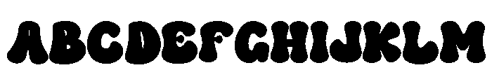 HUGLOH-Regular Font UPPERCASE