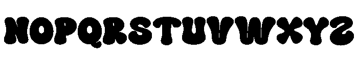HUGLOH-Regular Font UPPERCASE
