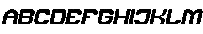 HUMAN LIFE Bold Italic Font UPPERCASE