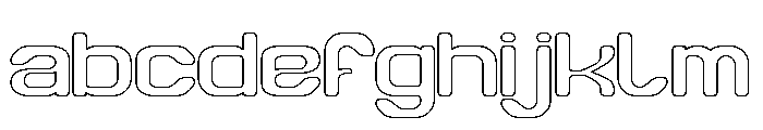 HUMAN LIFE-Hollow FONT