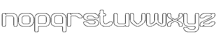 HUMAN LIFE-Hollow Font LOWERCASE