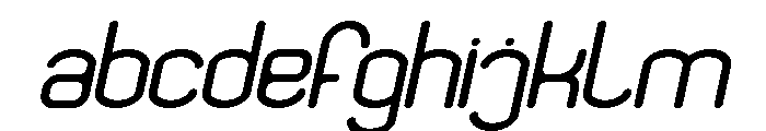 HUMANIZED MACHINE Bold Italic FONT